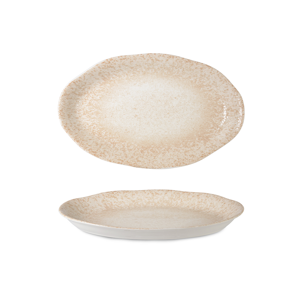 Kayla Alice Natural Oval Plate